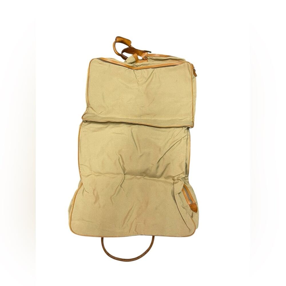 Rio Grande Brand canvas and leather Garment Bag